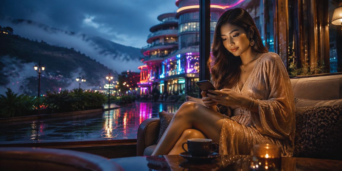 Pengguna di Genting Highlands mengakses pertaruhan sukan melalui aplikasi mudah alih 83000