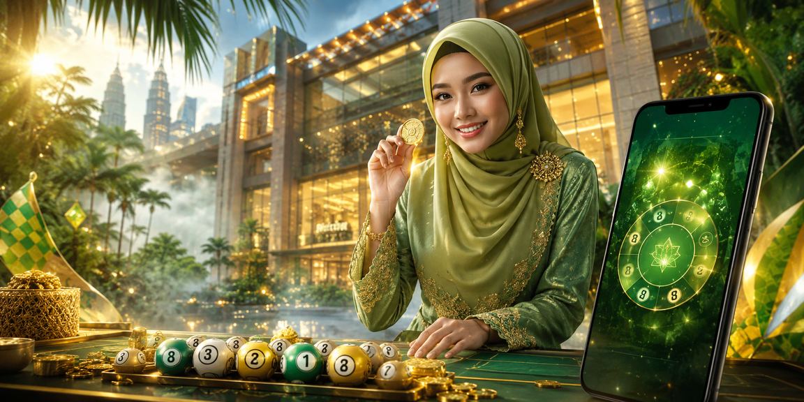 Suasana pertaruhan loteri yang meriah sempena perayaan Hari Raya di Kuala Lumpur